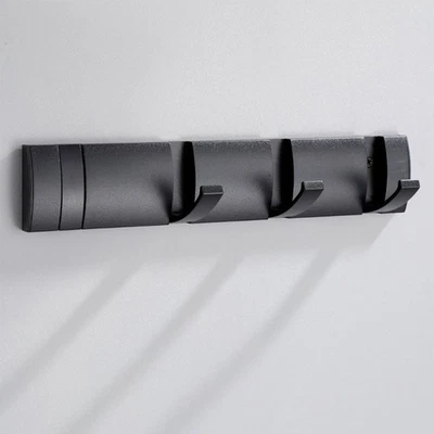 Coat Hooks Rack Wall Mounted Clothes Hanger Towel Rail For Bathroom Hallway Tool - Image 1 of 4