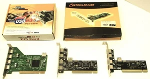 Vintage FIVE USB 2.0 PCI Cards - Picture 1 of 14