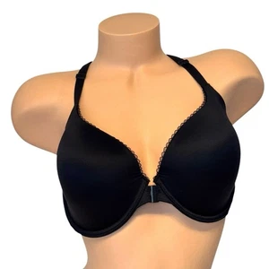 Sujetador Victoria's Secret 38D Body By Victoria ligeramente forrado Demi negro espalda deportiva - Imagen 1 de 6