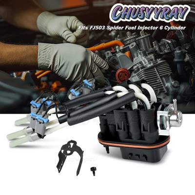 Spider Fuel Injectors For Chevrolet S10 Pickup GMC Sonoma 4.3L 1996 1997-2004 - Image 1 of 4