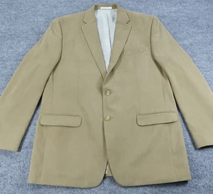 Lauren Ralph Lauren Blazer Herren 46 L Sport Mantel 2 Knopf Khaki Hellbraun Camel Jacke - Bild 1 von 19