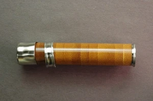 FLY ROD REEL SEAT Bamboo 11414 Pocketed NS Slide Band 0.375" bore - Picture 1 of 4