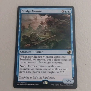 Sludge Monster - Innistrad: Midnight Hunt MTG NM - Picture 1 of 2