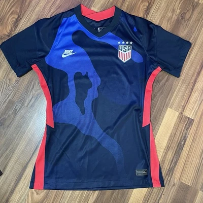 Nike USA Women's S National Team USWNT 2020/21 Away Soccer Jersey Black - Image 1 of 4