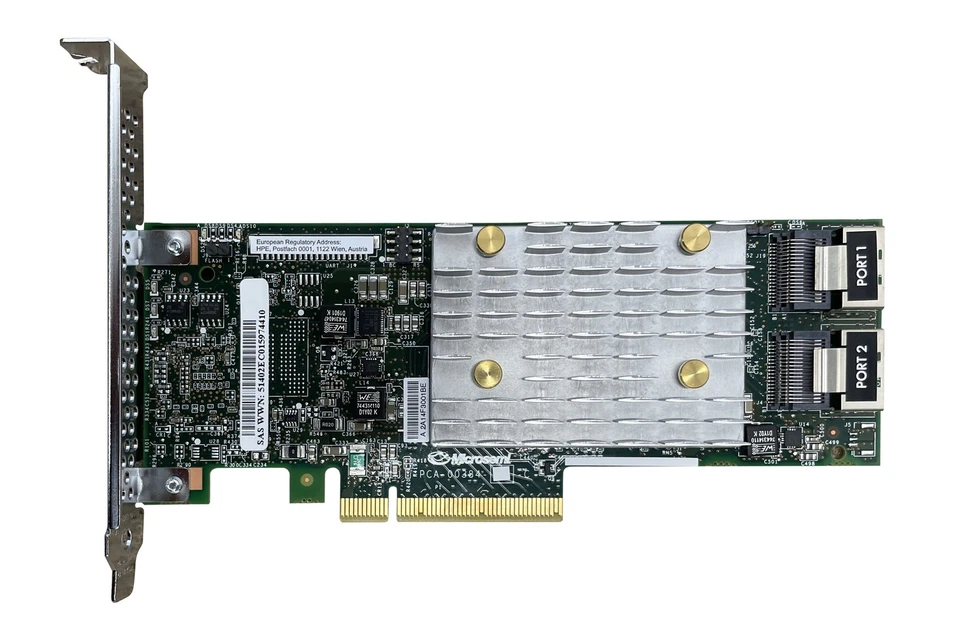 RAID Controller HPE Smart Array E208i-p SR Gen10 PCIe 3.0x8 2xSAS 836266-001 - Image 1 of 1