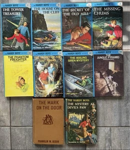 The Hardy Boys Mixed Lot of 10 Glossy Flashlight Edition HC Franklin Dixon - Picture 1 of 7
