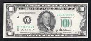 FR. 2159-B 1950-B $100 FRN FEDERAL RESERVE NOTE NEW YORK, NY GEM UNCIRCULATED - Picture 1 of 2