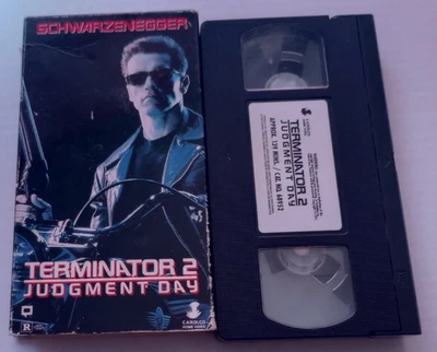 Terminator 2 Judgement Day VHS Carolco Home Video T-800 T-1000 Sarah John Connor - Image 1 of 4