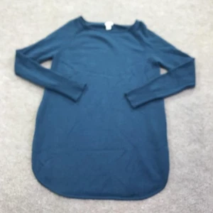 Halogen Pullover Kleid Damen klein türkis blau Langarm Kaschmirmischung Strick - Bild 1 von 9