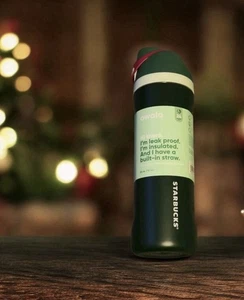 Starbucks Owala Limited Forest bottiglia acciaio inox 24 oz vacanze 2025 - Foto 1 di 4