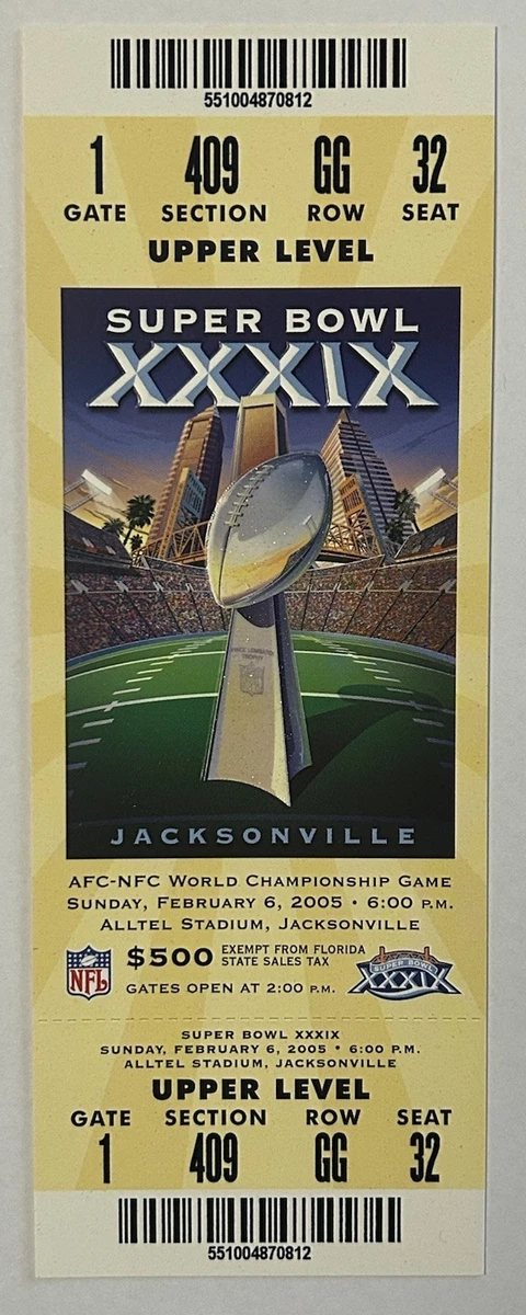 Super Bowl In Vintage Sports Ticket Stubs for sale | eBay