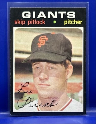 1971 TOPPS SKIP PITLOCK #19 SAN FRANCISCO GIANTS - Image 1 of 2