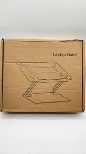 Silver Laptop Stand For Desk, Adjustable 11-17in, Ergonomic Riser - Afbeelding 1 van 4