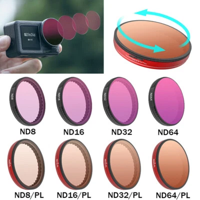 Camera Lens Filter Set MCUV CPL ND8 16 32 64 ND/PL For DJI OSMO Action 5 Pro/4/3 - Image 1 of 4