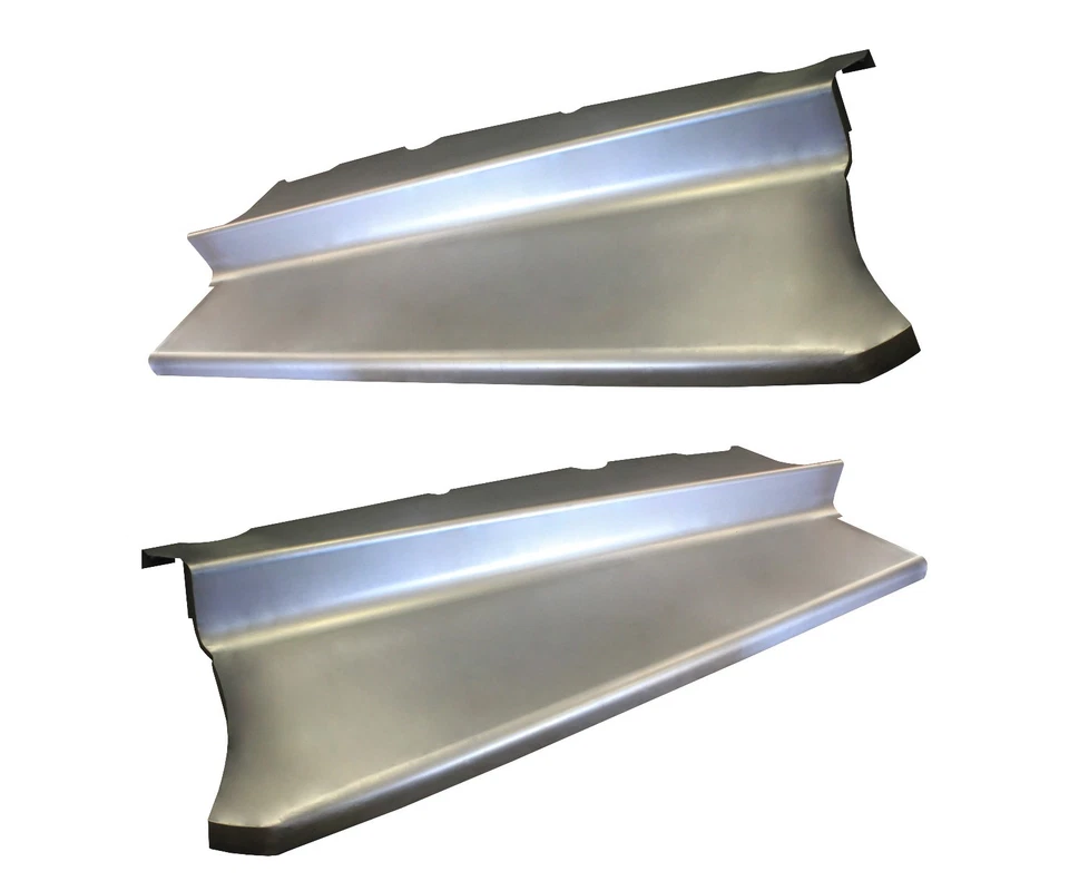 1942 1946 1947 Ford Pickup Truck 1/2 Ton  Steel Running Board W/ Brackets  Pair - Image 1 of 4