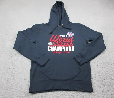 Chicago Cubs Sweater Womens Medium Blue Hoodie Sweatshirt MLB Baseball 47 - Image 1 of 4
