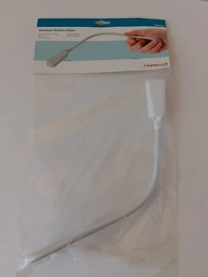 Soporte de papel higiénico curvo para ayuda higiénica Homecraft y limpiaparabrisas inferior Foto 1 de 2