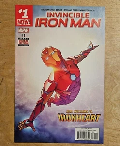 Invincible Iron Man #1 2016 1st Riri Williams Solo Series Marvel Comics NM/VF+ - Picture 1 of 4