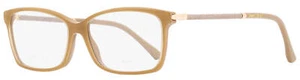 Jimmy Choo Rectangular Eyeglasses JC332 FWM Nude/Gold 55mm - Picture 1 of 2