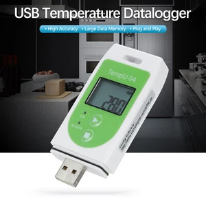USB Temperatur Datenlogger Temp Rekorder Hohe Genauigkeit 32000 Punkte - Bild 1 von 12