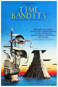 Time Bandits 1981 v1 - Sean Connery - Vintage Classic Movie Poster - Picture 1 of 6