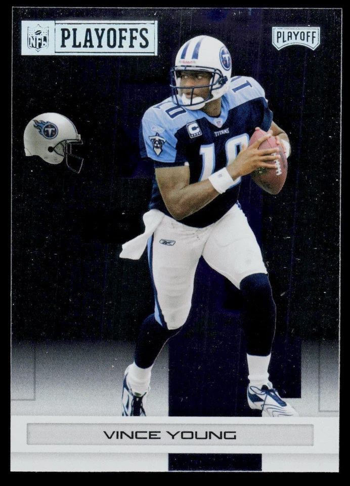 2007 Playoff NFL Playoffs - Vince Young #97 Titans /249 - Image 1 of 2