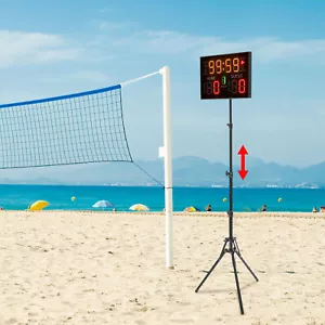 Electronic Basketball Scoreboard with Buzzer, Digital Scoreboard with Remote - Picture 1 of 14