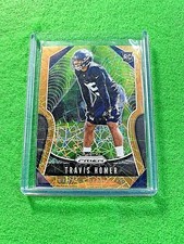 TRAVIS HOMER GOLD LAZER PRIZM RC CARD JERSEY #25 SEAHAWKS 2019 PRIZM FOOTBALL 