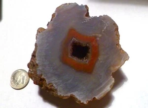 Große Hälfte Malawi Achat Halbknötche Malawi 224 Gramm - Bild 1 von 5