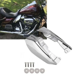 For Harley Street Glide 09-16 Chrome Heat Shield Mid-Frame Air Deflector Trim - Picture 1 of 10