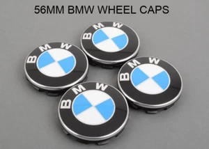 BMW 520 D Wheel Center Hub Caps 56mm Waterproof Set of 4 - Picture 1 of 1