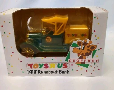 ERTL 1918 Runabout Truck Bank-Geoffrey Toys R Us 1/25 Scale –Diecast In Box 1993 - Image 1 of 4