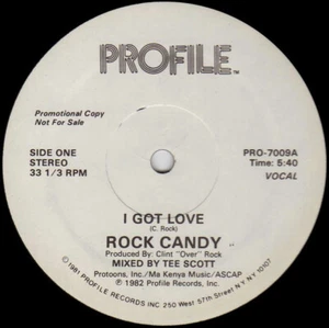 Rock Candy - I Got Love (12", Promo) (Very Good Plus (VG+)) - 2377988356 - Picture 1 of 1