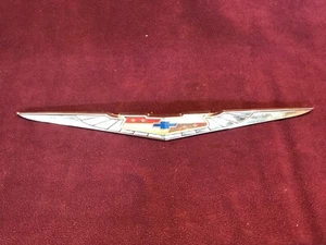 1960 Chevrolet Corvair Emblem Front Molding Hood Ornament OE GM 6256571 - Picture 1 of 10