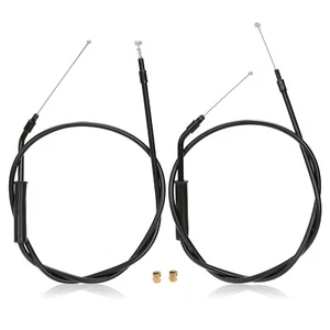 Juego de cables de acelerador trenzado de acero Harley 38,5" para Softail FXSTC FXST 2007-2010 - Imagen 1 de 8