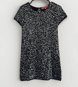 Manoush Blue Wool Knit Sequin Mini Sweater Dress S Party Designer - Picture 1 of 8