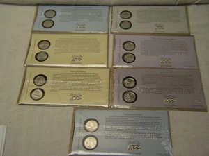 Viele (7) 2009 State Quarter Ersttagsbrief versiegelt WB1, WB2, WB3, WB4, WB5 & WB6  - Bild 1 von 1