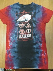 led zeppelin tie dye moletom com capuz