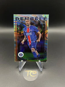  2024-25 Topps UCL Ousmane Dembele Rain Drops Refractor - #109 PSG G488 - Bild 1 von 2
