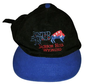 Jackson Hole Wyoming Painted Buffalo Inn Embroidered 100% Cotton Cap Hat  - Picture 1 of 4