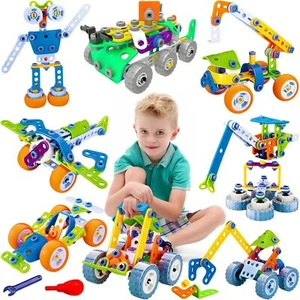 11-in-1 building toys for children aged 4 to 8 to assemble with building blocks - Picture 1 of 15