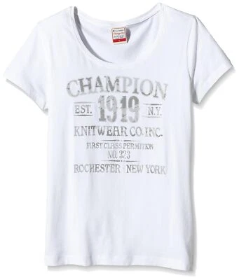 t-shirt Champion, chemise de remise en forme, blanc, S - Image 1 of 2