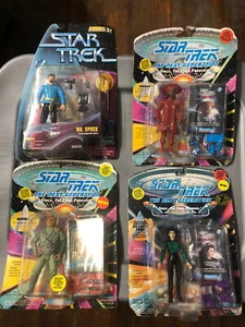 Lote de figuras de acción Star Trek Spock Guinan LT Deanna Troi Dathon Playmate - Imagen 1 de 11