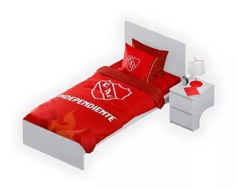INDEPENDIENTE Soccer Argentina Twin bed sheet 3 piece  sabanas 1 plaza 1/2 CAI Cover