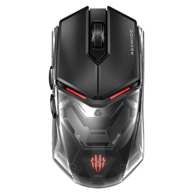 Nubia Mouse Red Magic Wireless Bluetooth Wired RGB Gaming Mouse 26000DPI Black - Image 1 of 4