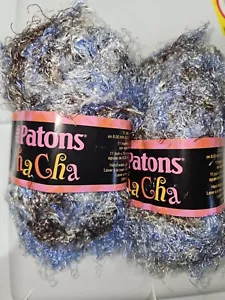 Lot Of 2 Patons Cha Cha #2007 Hippie Yarn - Knit / Crochet / Craft - Chacha - Picture 1 of 4