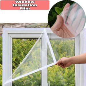 Window Insulation Film Indoor Energy Saving Crystal Clear Soft Glass Film - Picture 1 of 12