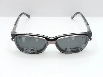 REVOLUTION REV 795 MEN'S EYEGLASS FRAMES W/CLIP ON SUNGLASSES LICO 51-15-135 NWD - Image 1 of 4