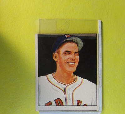 EARL JOHNSON  1950 ROOKIE  VINTAGE  Bowman  #188  Boston Red Sox - Image 1 of 4
