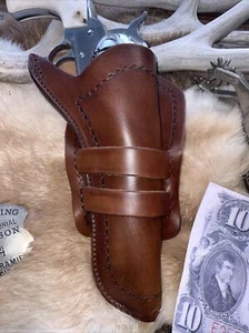 RUGER VAQUERO, Colt SAA holster, cheyenne loop, 5 1/2”, western Style (jr26) - Picture 1 of 15
